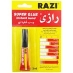 چسب قطره ای رازی مدل Super Glue حجم 3 میلی لیتر