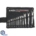 آچار یکسر تخت یکسر رینگ 12 عددی AZD